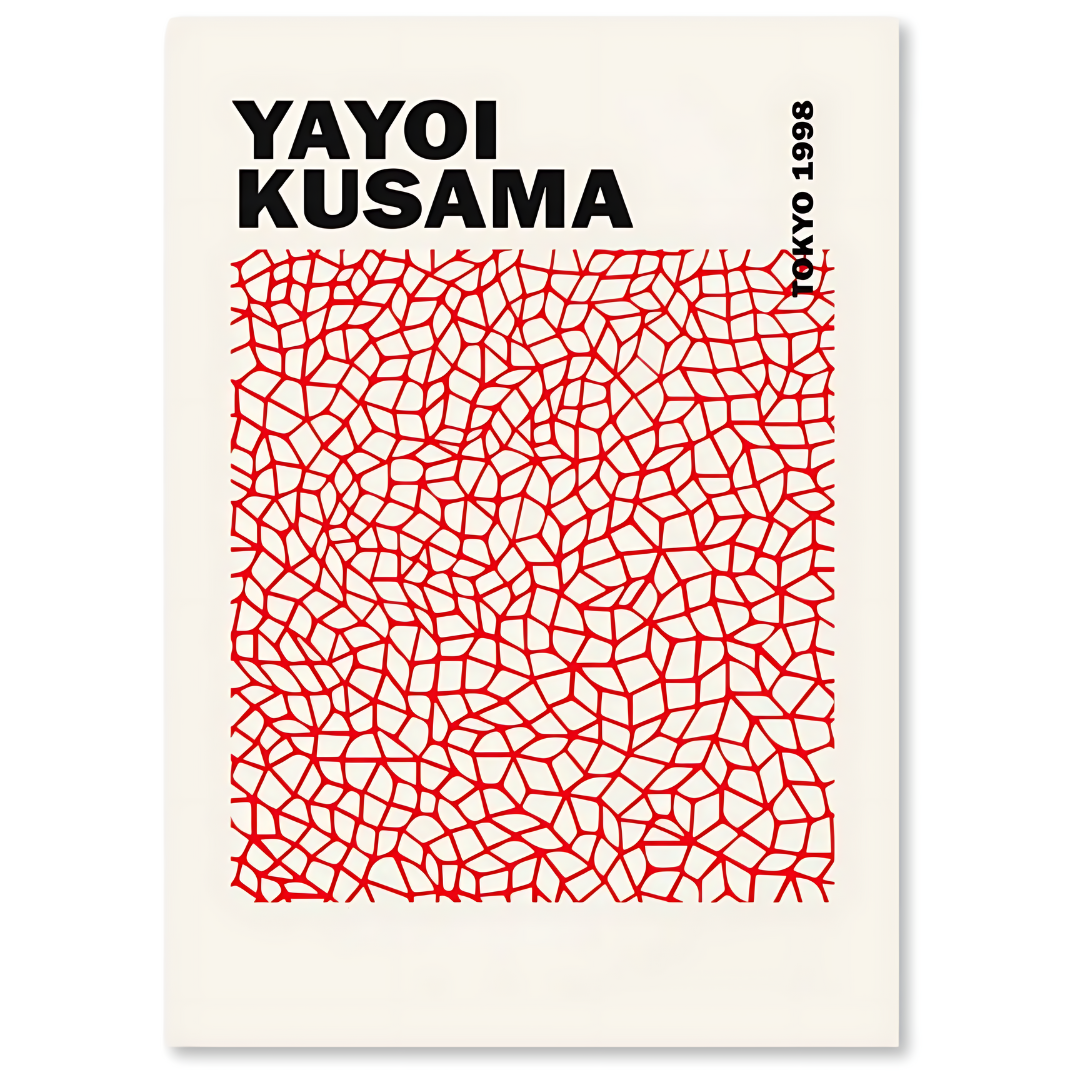 टोक्यो 1998 विजन - यायोई कुसामा-प्रेरित कैनवास प्रिंट