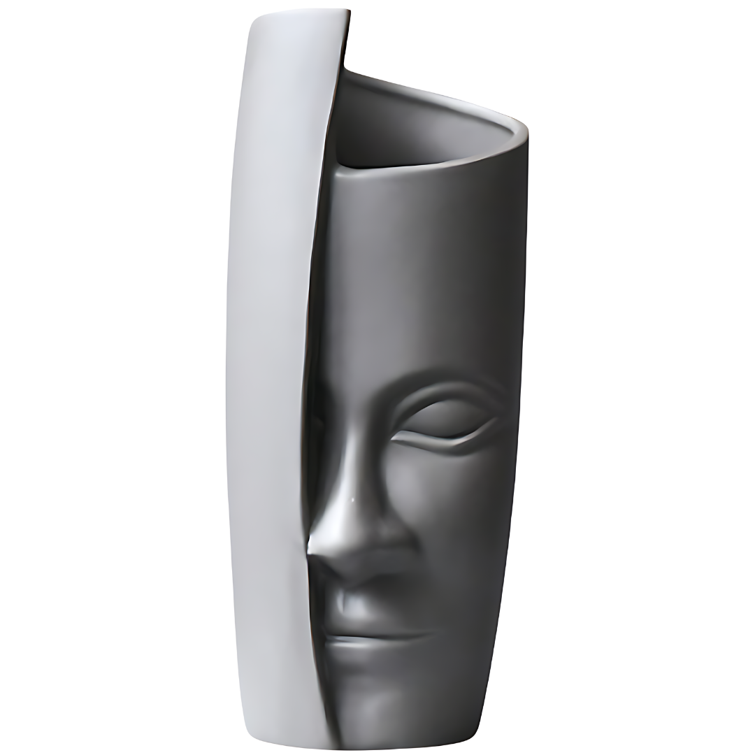 चेहरे कला Vases 13 "सिरेमिक